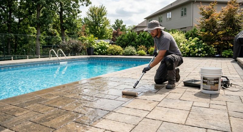 Pool Patio Sealing in Kitsap County, WA